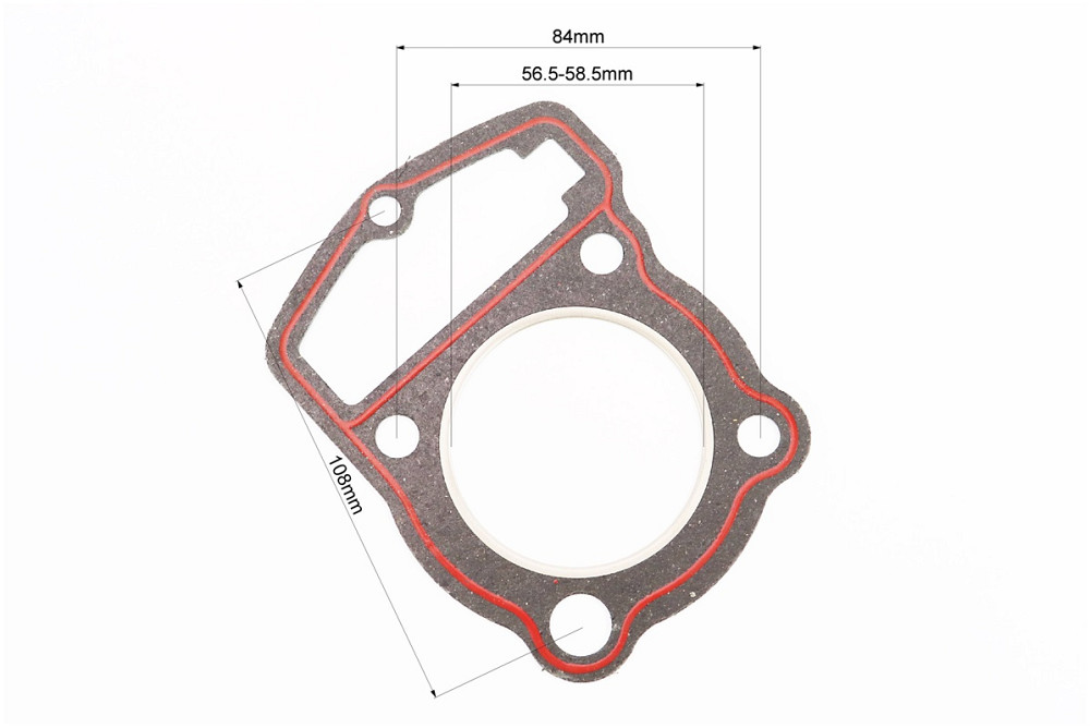 Прокладка головки циліндра CB-125cc 56,5/58,5мм Київ - фото 2