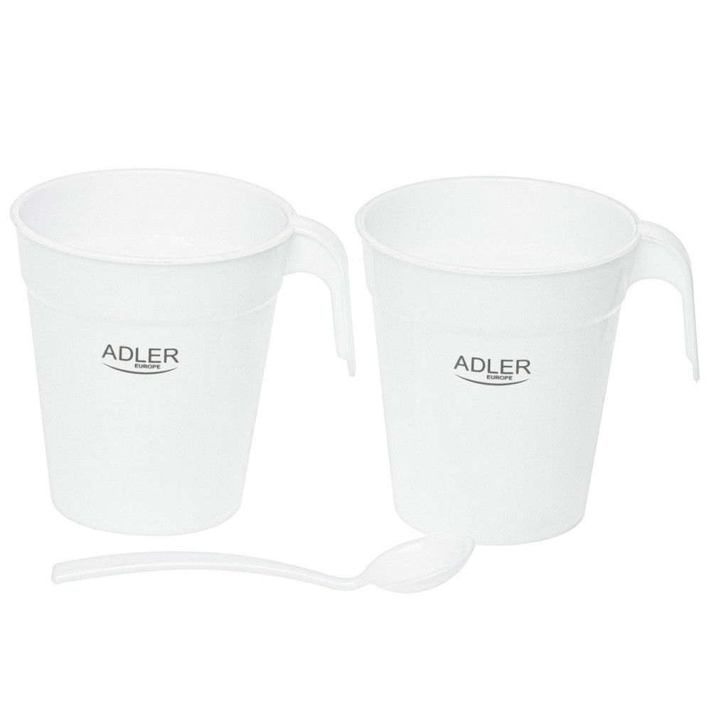 Електрочайник Adler AD 1381 дорожній 900Вт/ 0.5л/ 2 чашки/ ложка/ білий Вінниця - фото 12
