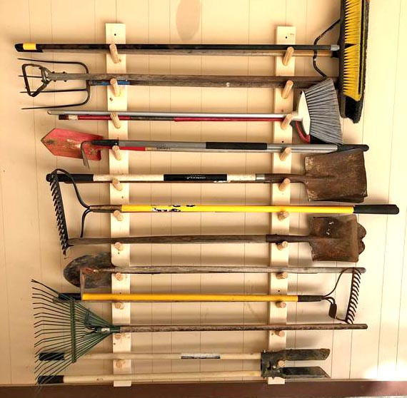 Органайзер для садового инвентаря 