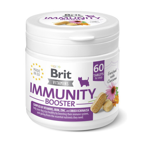 Витамины Brit Vitamins Immunity Booster для собак для иммунитета 60 таблеток Киев - изображение 1