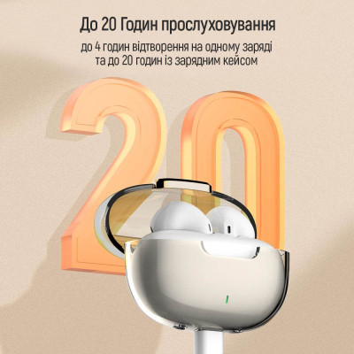 Наушники ColorWay Slim TWS-2 Earbuds White (CW-TWS2WT) Винница - изображение 7
