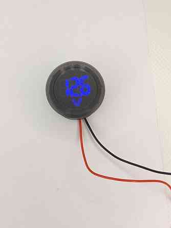 Вольтметр врізний 12V круглий (4-35V) d30мм Винница