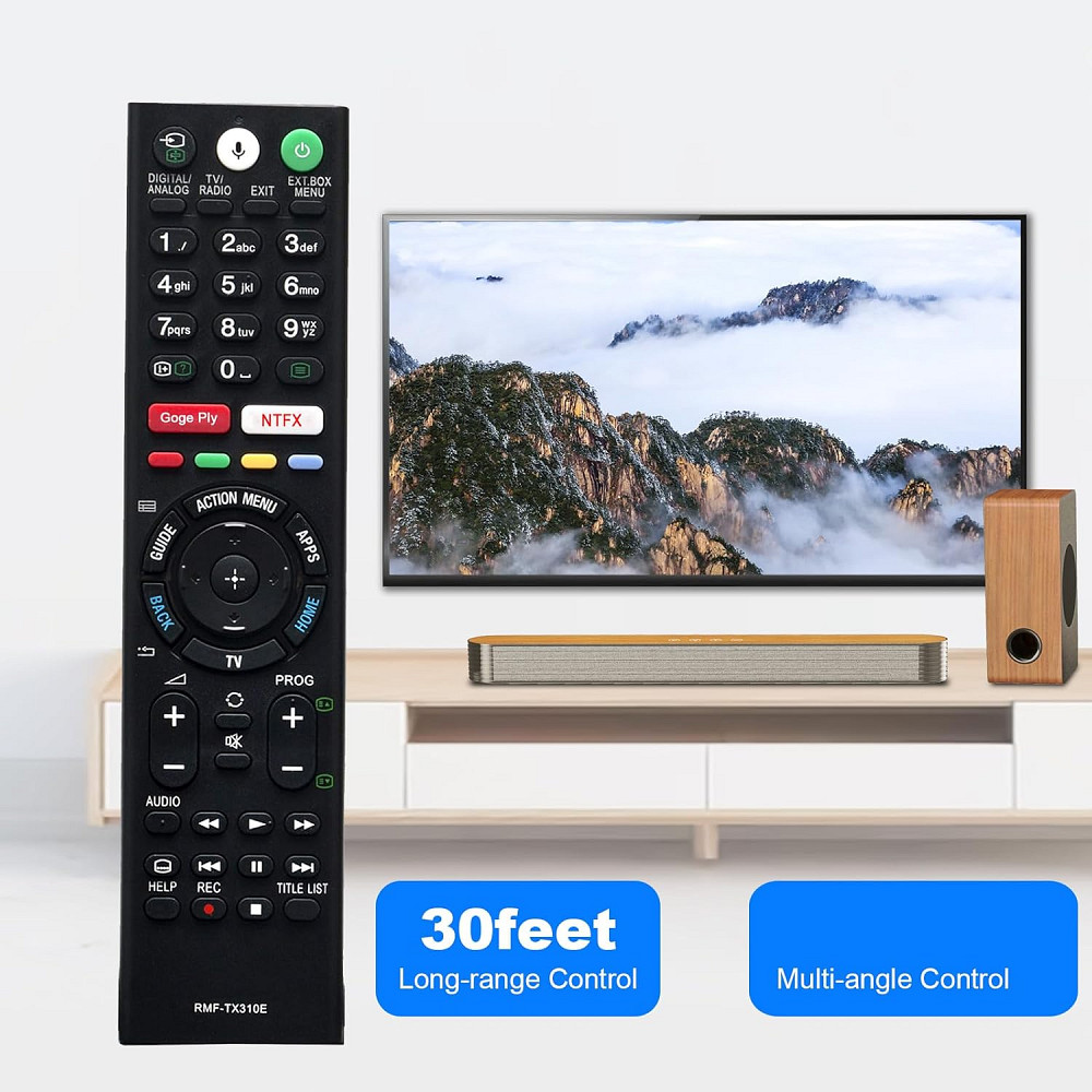 Пульт RMF-TX310E для телевізорів Sony LED 4K Ultra HD Smart TV і моделями серії KD-XF Луцьк - фото 3