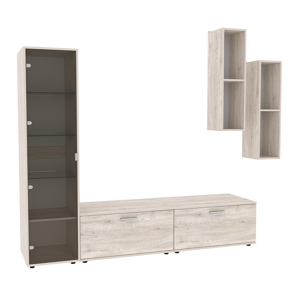 Стенка в гостиную Hugo-2, Самоа Димчастий, 2060х520х1700 Львов - изображение 1