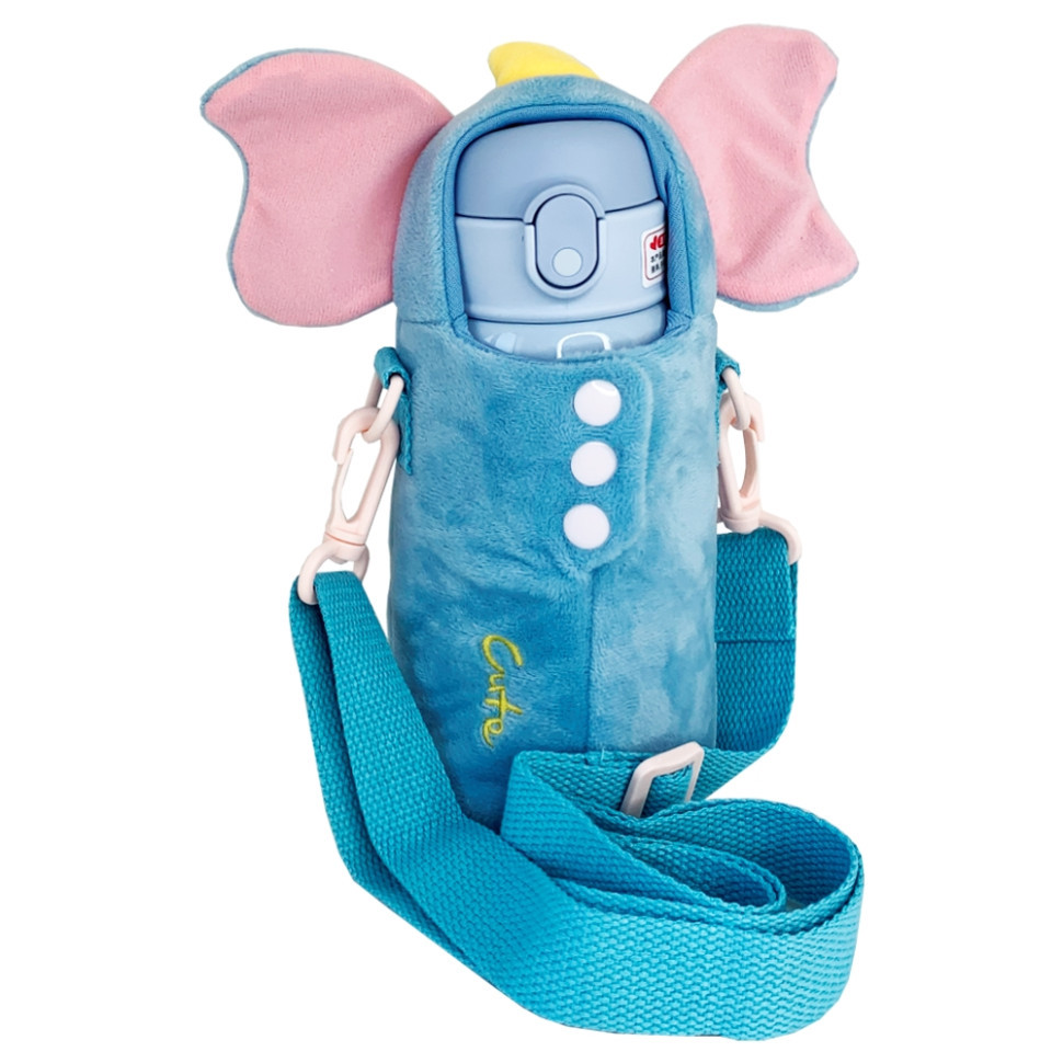 Термос-поїльник з силіконовою трубочкою Слоненя MGZ-0315(Elephant) 560 мл Вінниця - фото 1