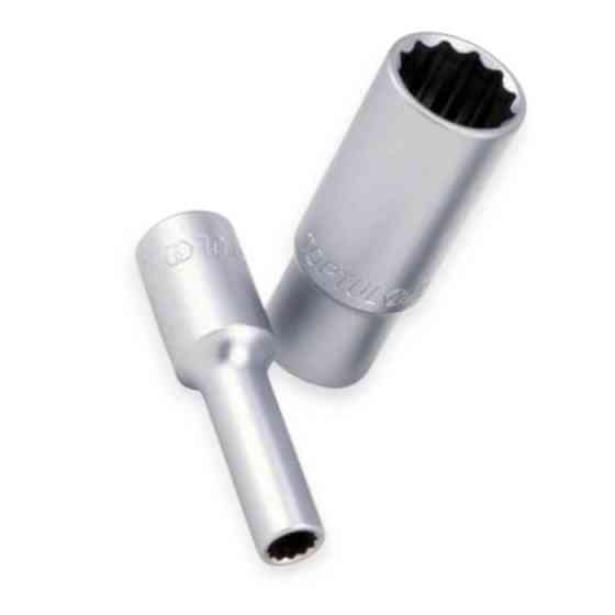 Головка торцевая двенадцатигранная удлиненная 1/2 27мм CrV Мукачево