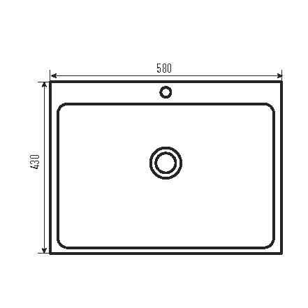 Мойка Zerix ZH5843-215 Nano-Black (3.0/0.8) из нержавеющей стали (MX1584) Киев