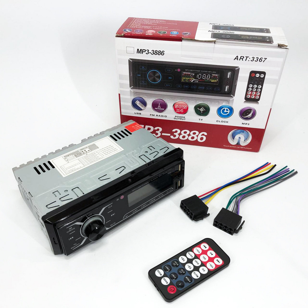 Штатная автомагнитола для машины MP3-3885 ISO 1DIN, Бездисковые автомагнитолы OX-521 1 din Киев - изображение 8