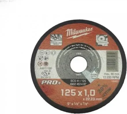 Milwaukee Tarcze Do Cięcia Metalu 200Szt. 115X1,0X22,2Mm. Pro+ Нержавійка 4932451485 Киев