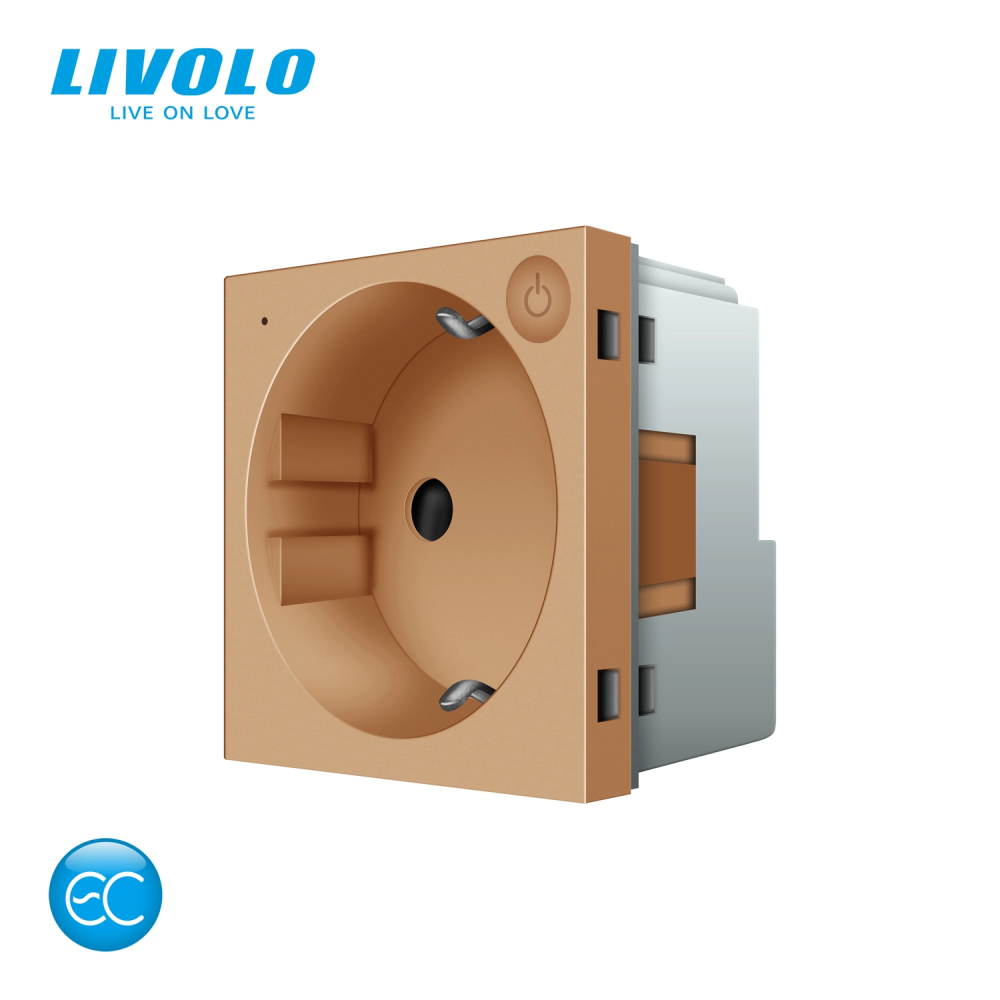 LIVOLO Розумна розетка LIVOLO золота з заземленням, шторки, керування зі смартфона, Alexa, Goog Коломия - фото 4