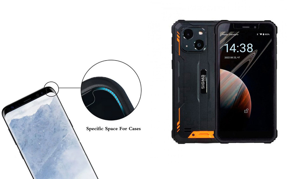 Захисне скло HyperGlass Pro для Sigma mobile X-treme PQ18, PQ18 MAX – максимальна чутливість та захист Київ - фото 3