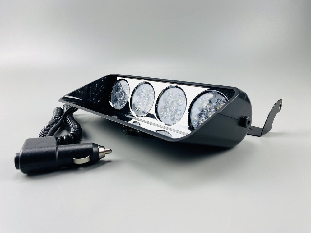 Маячок проблисковий S20 стробоскоп 9-80V 4led діодів мигалка мигалка помаранчевий спалах під скло Мукачево - фото 2