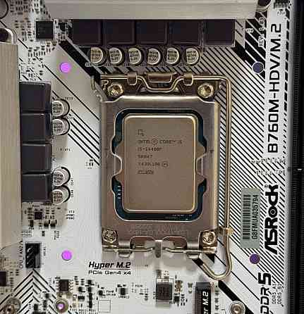 Игровой сет Core i5 14400F, B760 материнская плата, процессор, кулер Киев