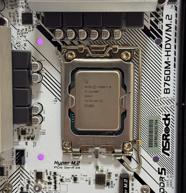 Ігровий сет Core i5 14400F, B760 материнська плата, процесор, кулер Київ - фото 3