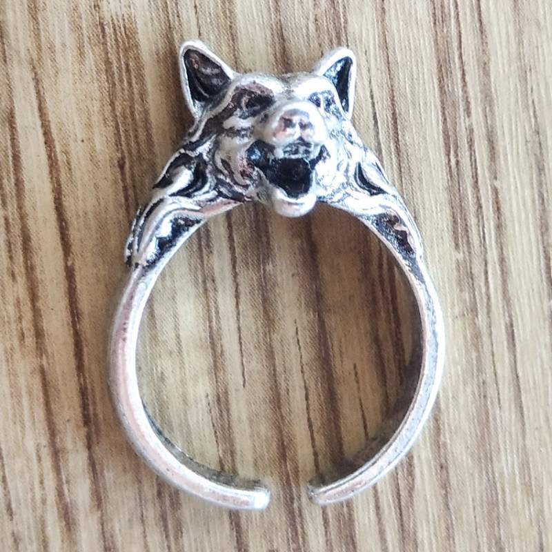 Оригінальна жіноча каблучка Вовк Київ - фото 1