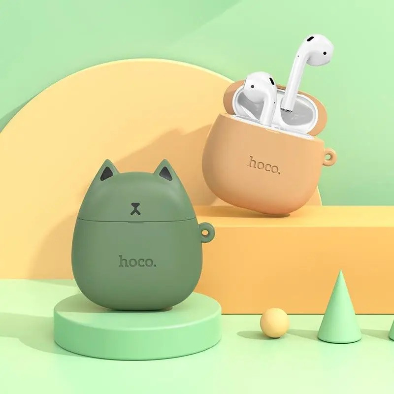 Бездротові навушники HOCO EW45 True wireless stereo headset Caramel Cat Київ - фото 9