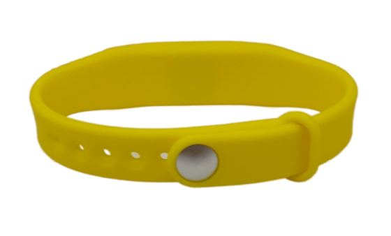 RFID браслет с чипом EM-Marin SEVEN R-63 желтый Киев