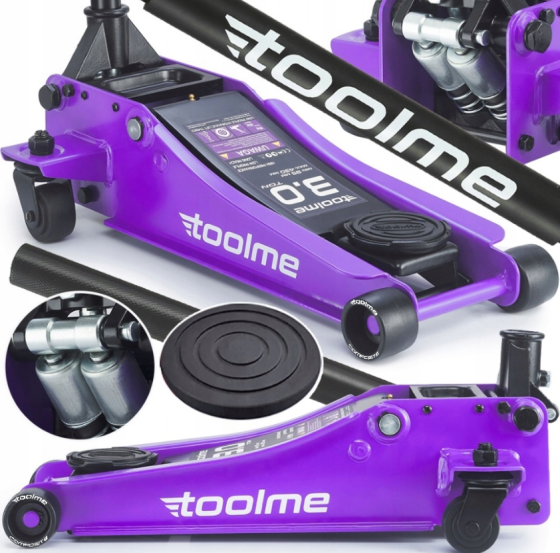 Гідравлічний підкатний домкрат 3т 85–430мм Toolme TM003 (Польща) Київ