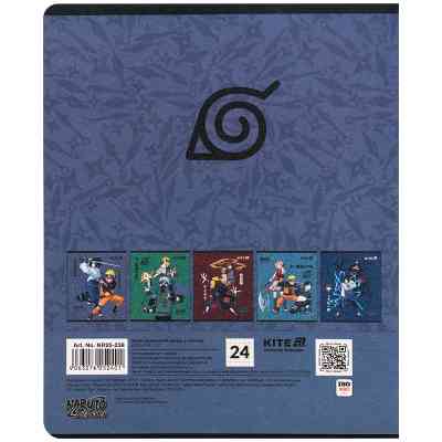 Тетрадь Kite Naruto, 24 листа, клетка (NR25-238) Винница