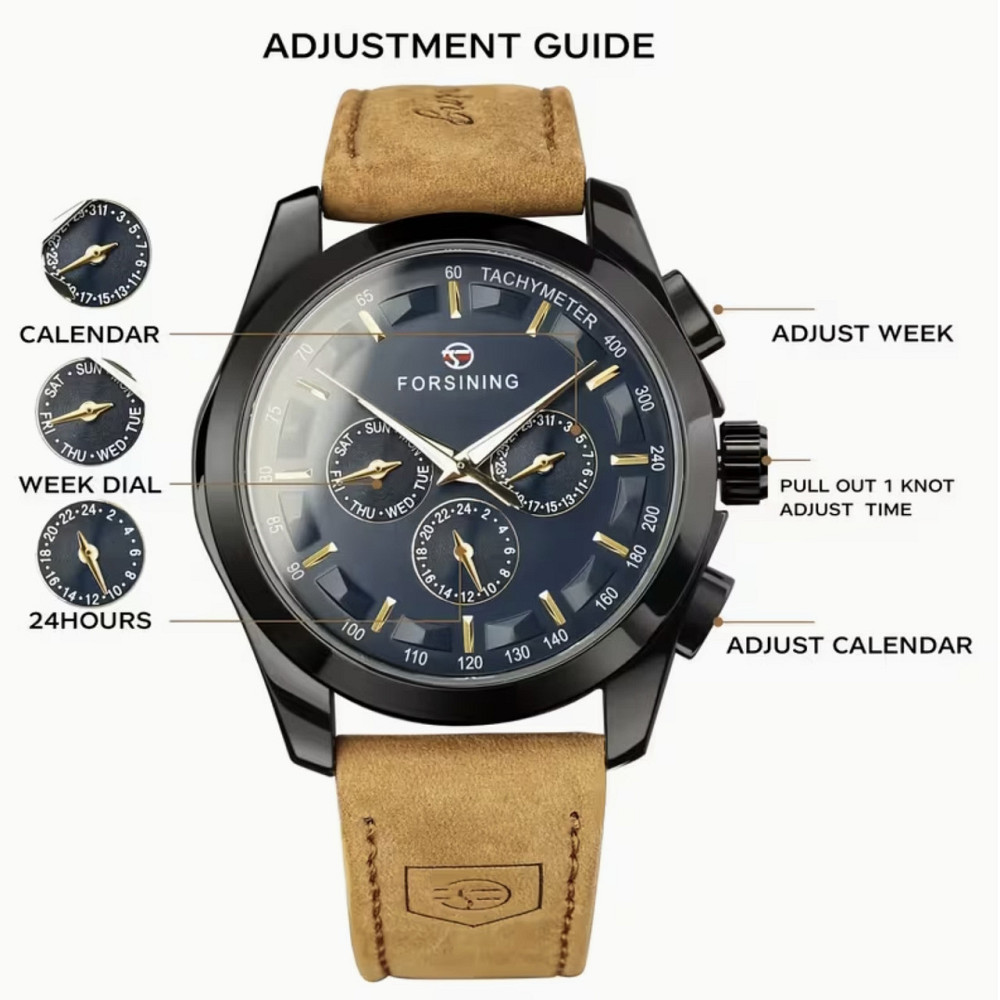 Часы мужские механические наручные Forsining Walker Limited New Киев - изображение 9