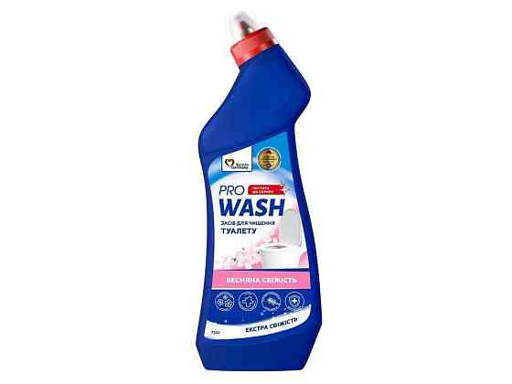 Средство для мытья унитаза 750мл Весенняя свежесть ТМ PRO WASH Киев