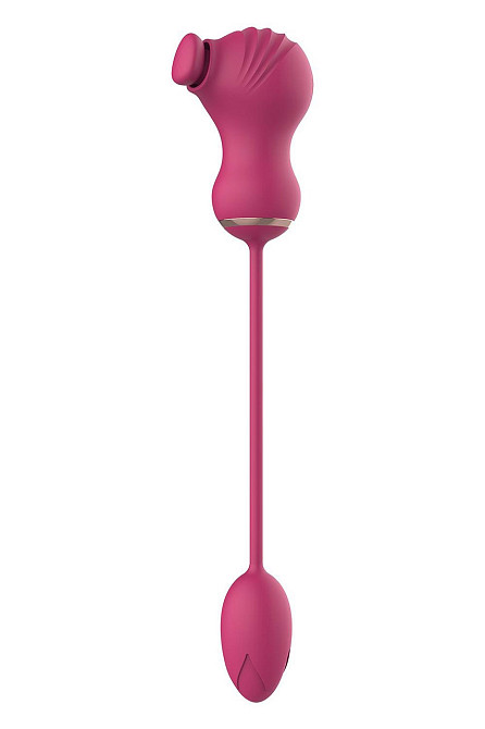 Гибкий двойной стимулятор и вибрационное яйцо Dream Toys Essentials, розовый Sex Aura Киев - изображение 2