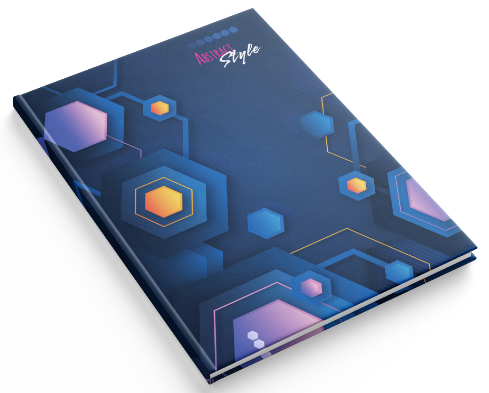 Книга канцелярська А4/96 арк."Аркуш""Абстракція" # офсет, тверда обкл., 1В2996, шт Київ - фото 1