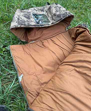 Зимовий спальний мішок Tulumu 180х70+25 см капюшон (до -35С) Дезерт Вінниця