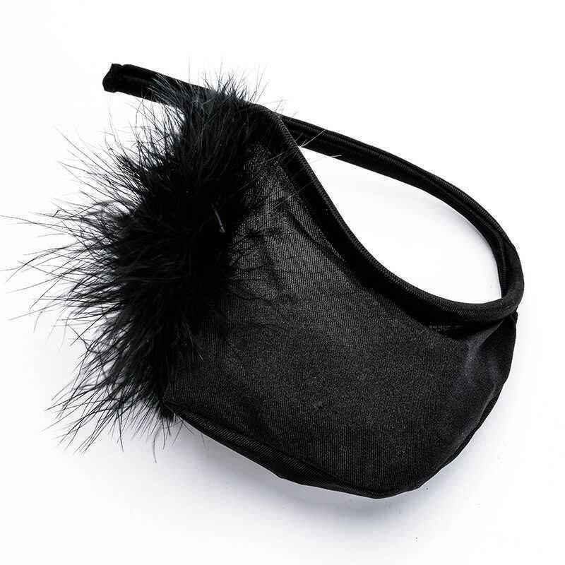 Мужские стринги с перьями эротические без лямок one size черный Киев - изображение 2