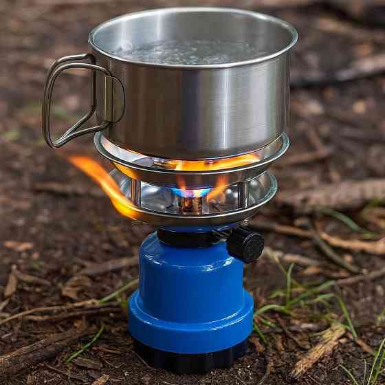 Портативная газовая горелка для кемпинга с пьезоподжигом,20х16см,DYSTATE SBR Киев