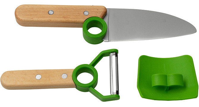 Універсальний Набір Кухонних Ножів 3 предмета Opinel "Le Petit Chef" Green (002577) Нержавіюча сталь Нововолинськ - фото 3