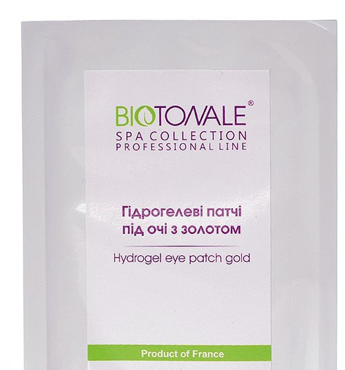 Гідрогелеві патчі під очі із золотом Biotonale 1 пара Дніпро - фото 1