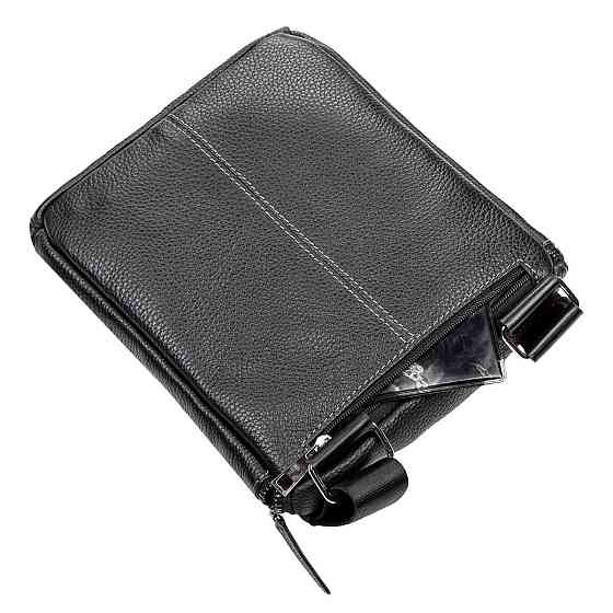 Сумка мужская кожаная Черная (SHVIGEL) Киев