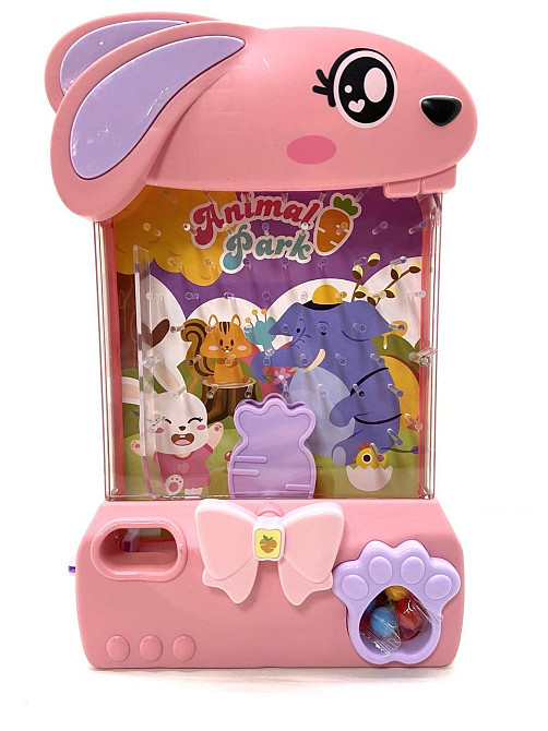 Гра-автомат Кролик у комплекті 12 кульок Рожевий (2325) Чернігів - фото 1