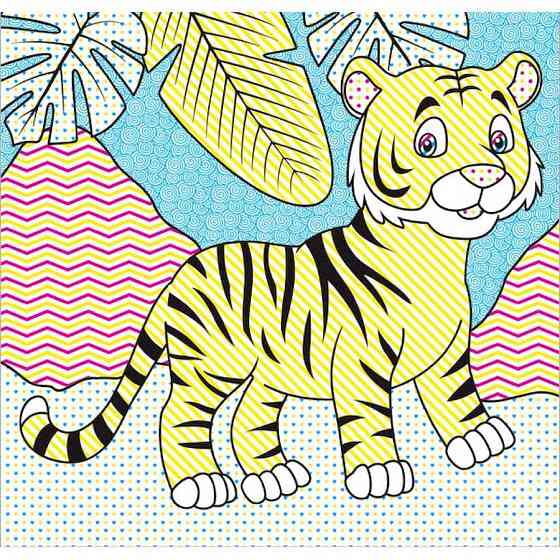 Водні розмальовки Чарівна розмальовка Джунглі 757128, 4 малюнки Вінниця