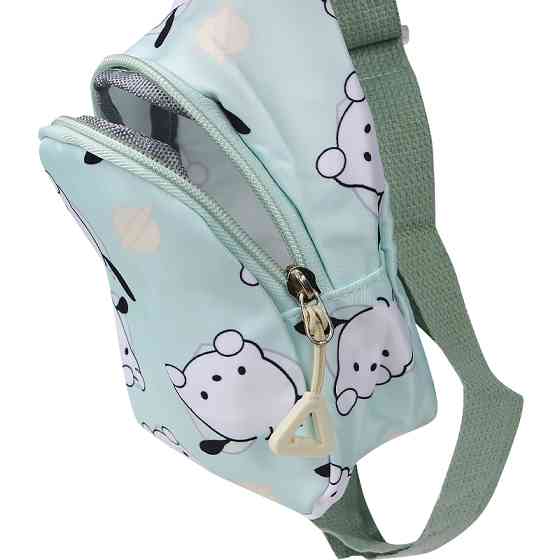 Детская сумка TD-34 Kuromi с аниме через плечо на одно отделение с ремешком Turquoise Киев