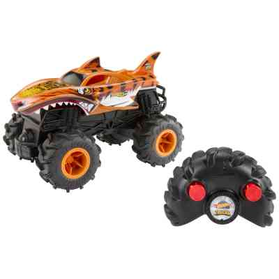 Радиоуправляемая игрушка Hot Wheels Автомодель Monster Trucks Тигроакула 1:24 (HNV03) Винница