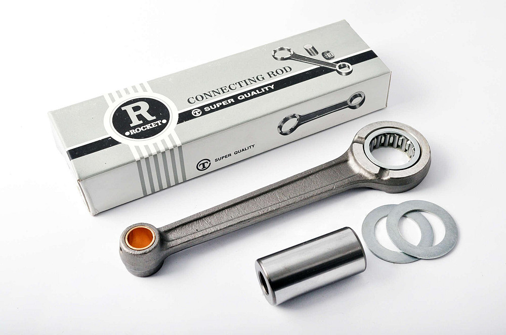 Шатун ІЖ ПЛАНЕТА (+втулка, нижній сепаратор, палець, шайби) ROCKET (mod:1) Київ - фото 1