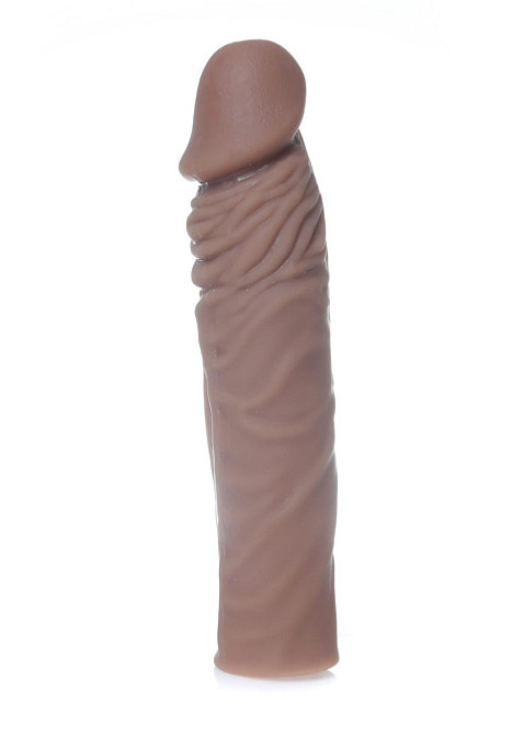 Насадка Perfect Sleeve Mulatto extends 7 cm Sex Aura Київ - фото 4