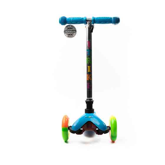 Самокат детский трехколесный iTrike Mini BB 3-013-4-A-BL с подсветкой колес Синий Каменец-Подольский