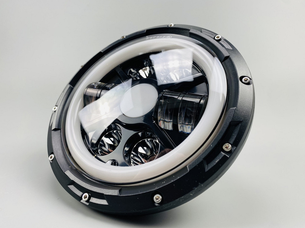 Світлодіодна фара кругла LED 65W лампа для модифікованого світла, Автомобільні світлодіодні фариУниверсальная Фара Головного Свет Мукачево - фото 6