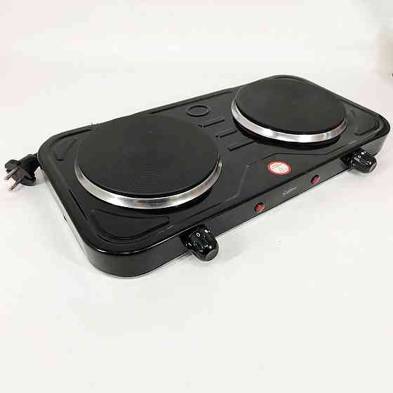Плита побутова переносна Suntera DP-1925 черная, Електрична плита на дві конфорки для столу EO-25 Івано-Франківськ