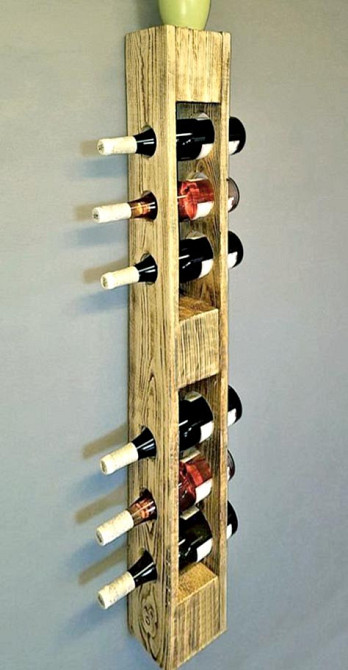 Настінна винна полиця "Тасіро" бенгала Миколаїв - фото 1