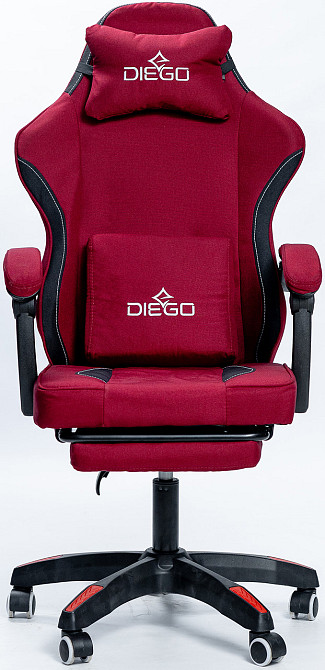 Кресло геймерское DIEGO Soft Cherry Киев - изображение 8