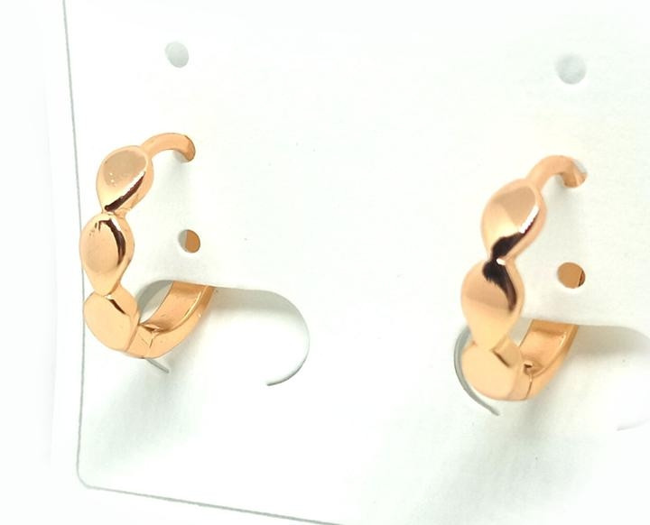 Серьги женские золотистого цвета Киев - изображение 1