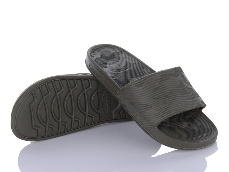 Чоловічі капці для душу басейну шльопанці піна хакі 45/46 Одеса - фото 2