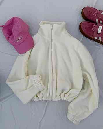 Женская объемная флисовая кофта на молнии двусторонний флис Одесса