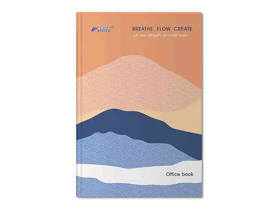 Книга для нотаток ДКВ-6 96арк.#оф. ф-А4 матова лам. №4454 ТМ GOLD BRISK Київ