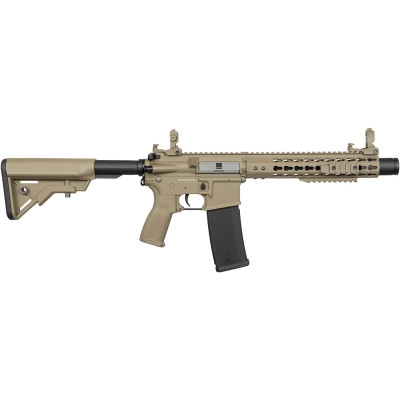 Гвинтівка страйкбольна Evolution Recon 10" Amplified Carbontech AEG Tan (SL-1006T) Вінниця - фото 2