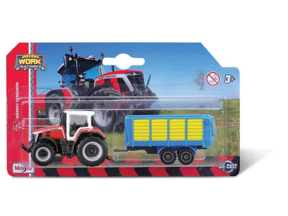 Машинка в асортименті Mini Work Machine Tractors з причіпом, 15590 ТМ MAISTO Київ - фото 1
